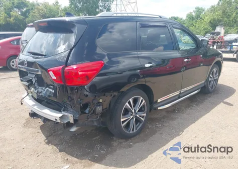 2019 Nissan Pathfinder Platinum from USA, damaged, VIN 5N1DR2MM6KC648732